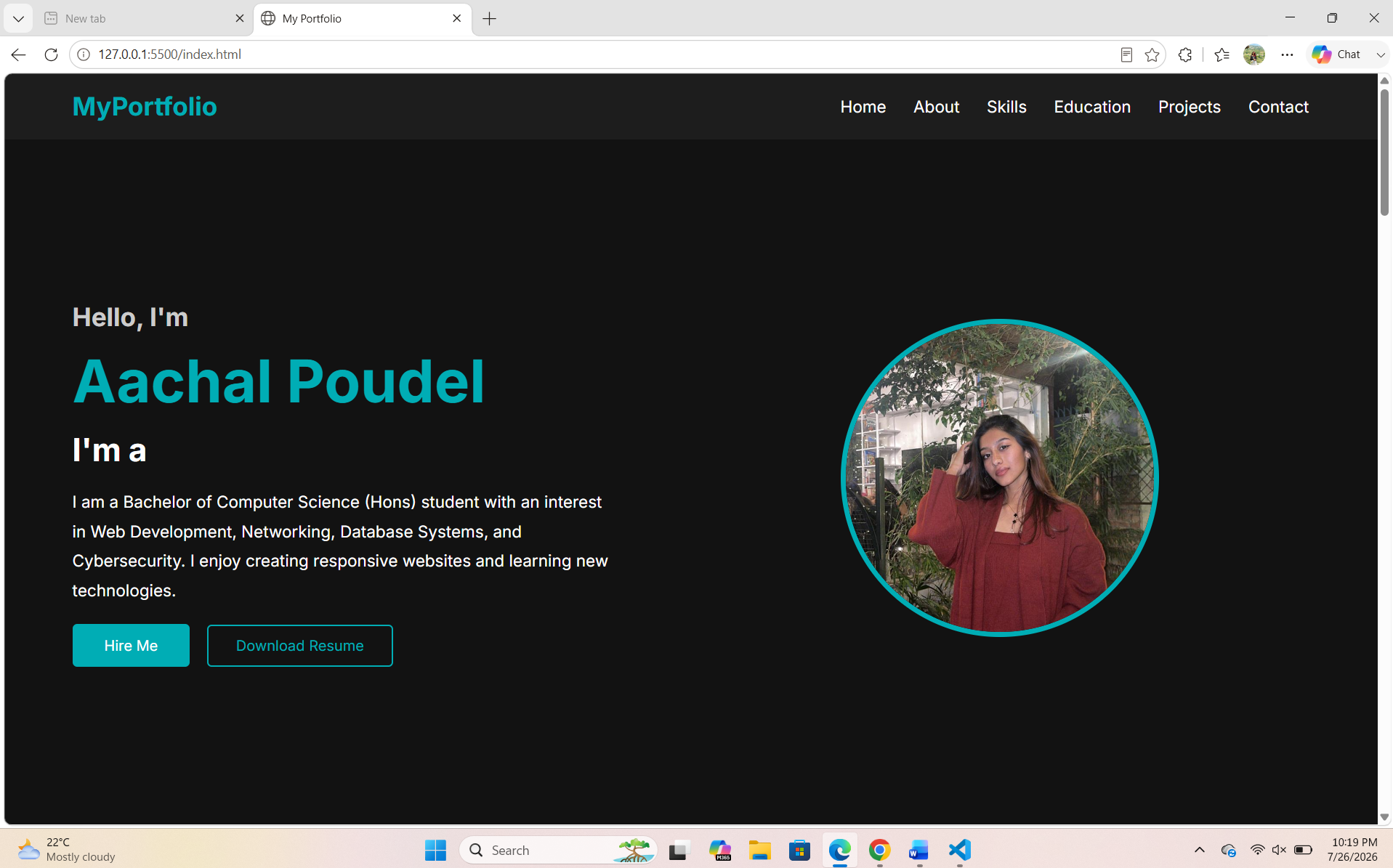 Portfolio Website